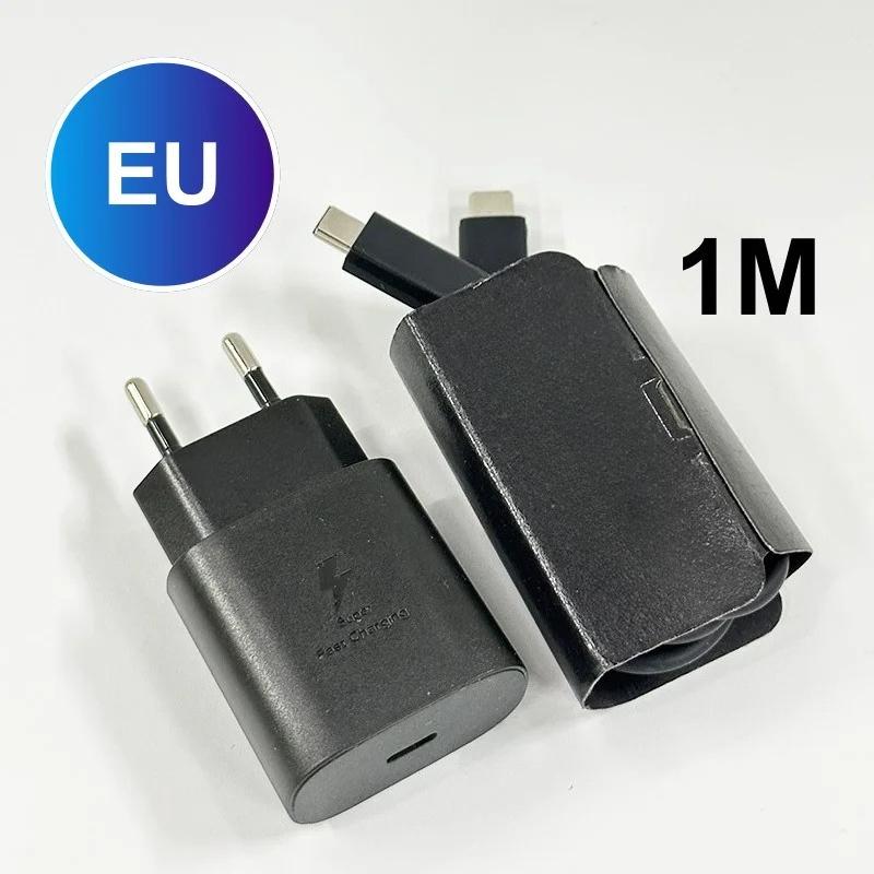 Xiaomi Для Samsung 25W Зарядное устройство Super Fast Charger Type C Адаптер Для Galaxy S26 S25 S24 S23 S22 S21 A17 A55 A35 A25 A15 Z Flip 7 6 5 4