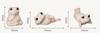 [Brings Happiness Mysterious White Frog Incense Holder] 3-Piece Incense Holder Set [Brings Good Fortune for Money, Love, Career, and Health] Lotus