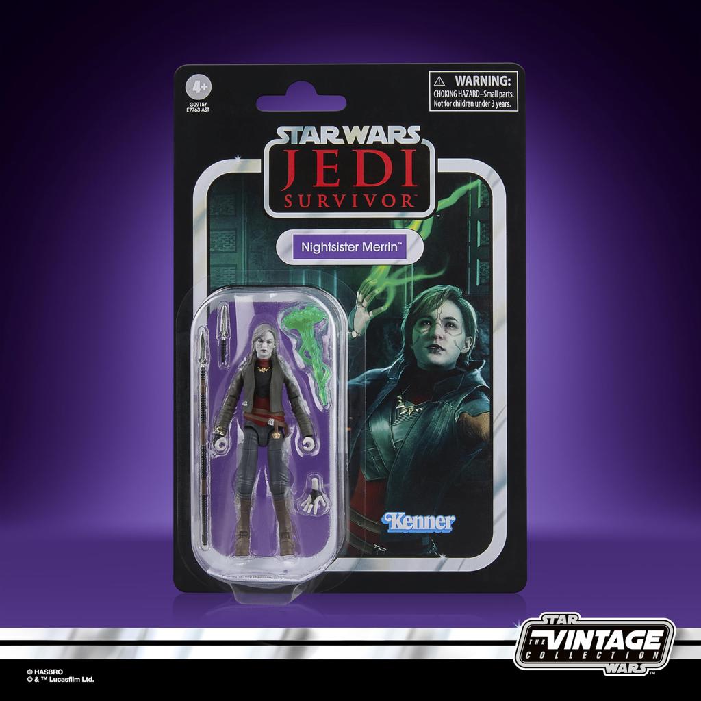 Hasbro Star Wars Vintage Collection Nightsister Star Wars Survivor Premium cm Collectible Action Figure G0915 Authentic Merrin, Jedi 9.5