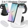 Phone Stand Fast Charging Station 3 In 1 Wireless Charger For Samsung Galaxy S24 S23 Watch 6 Pro/5/4 Active 1 2 Buds 2 Pro Plus