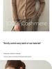 New Arrival Women's Button-Up Cardigan: Round Neck, Pure Goat Cashmere Knit Sweater, Loose and Warm Outerwear for Autumn and Winter.