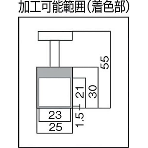TRUSCO MG Holder with T-Handle, 110N/25 X 30
