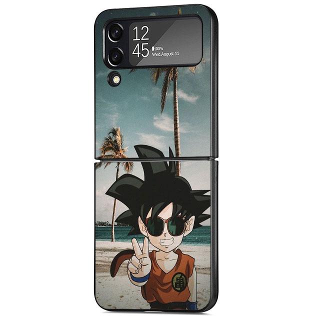 Чехол с логотипом аниме «Дракон» для Samsung Galaxy Z Flip 3 5G ZFlip Z Flip 4 ZFlip3 zflip Flip4 Flip3, черный чехол