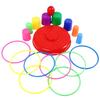 Ferrule Stacked Toys Children Throw Circle Game Fun Indoor Outdoor Early Education Parent-Child Interactive Kids Gift TMZ