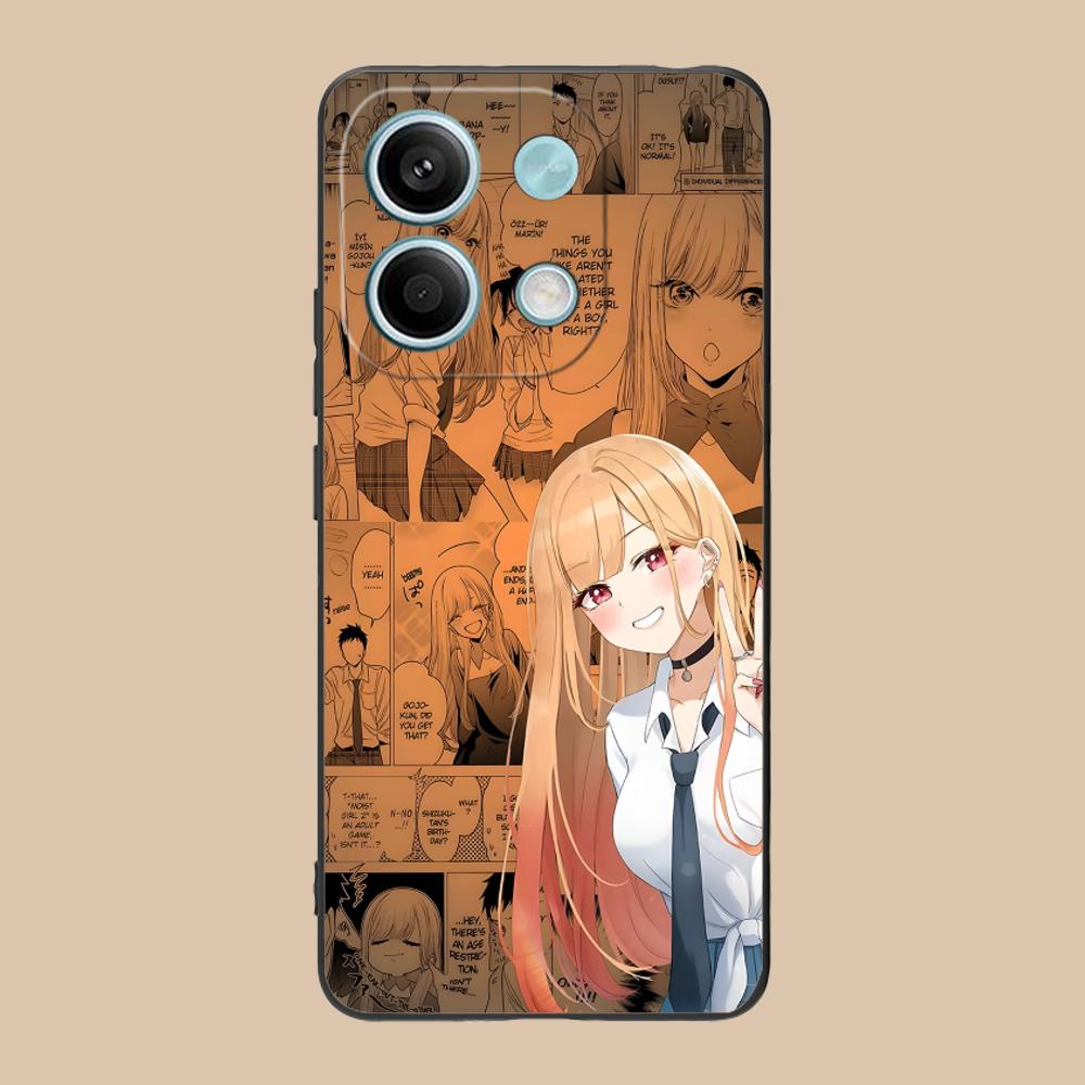 Чехол для мобильного телефона Marin Kitagawa для POCO M6 M5 M4 M3 X7 X6 X5 X4 X3 F6 F5 F4 Pro GT 5G Цветная Печать Роскошный Чехол для Мобильных Телефонов