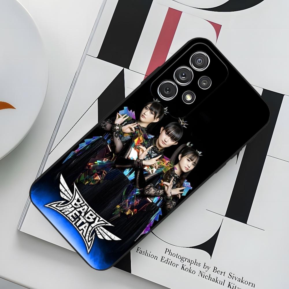 Чехол для телефона B-BABYMETAL R-Rock Band для Sumsung Galaxy S24 S23 S22 S21 S20 A24 A34 N20 M54 A54 A53 Fe Plus Ultra Черный Мягкий Чехол
