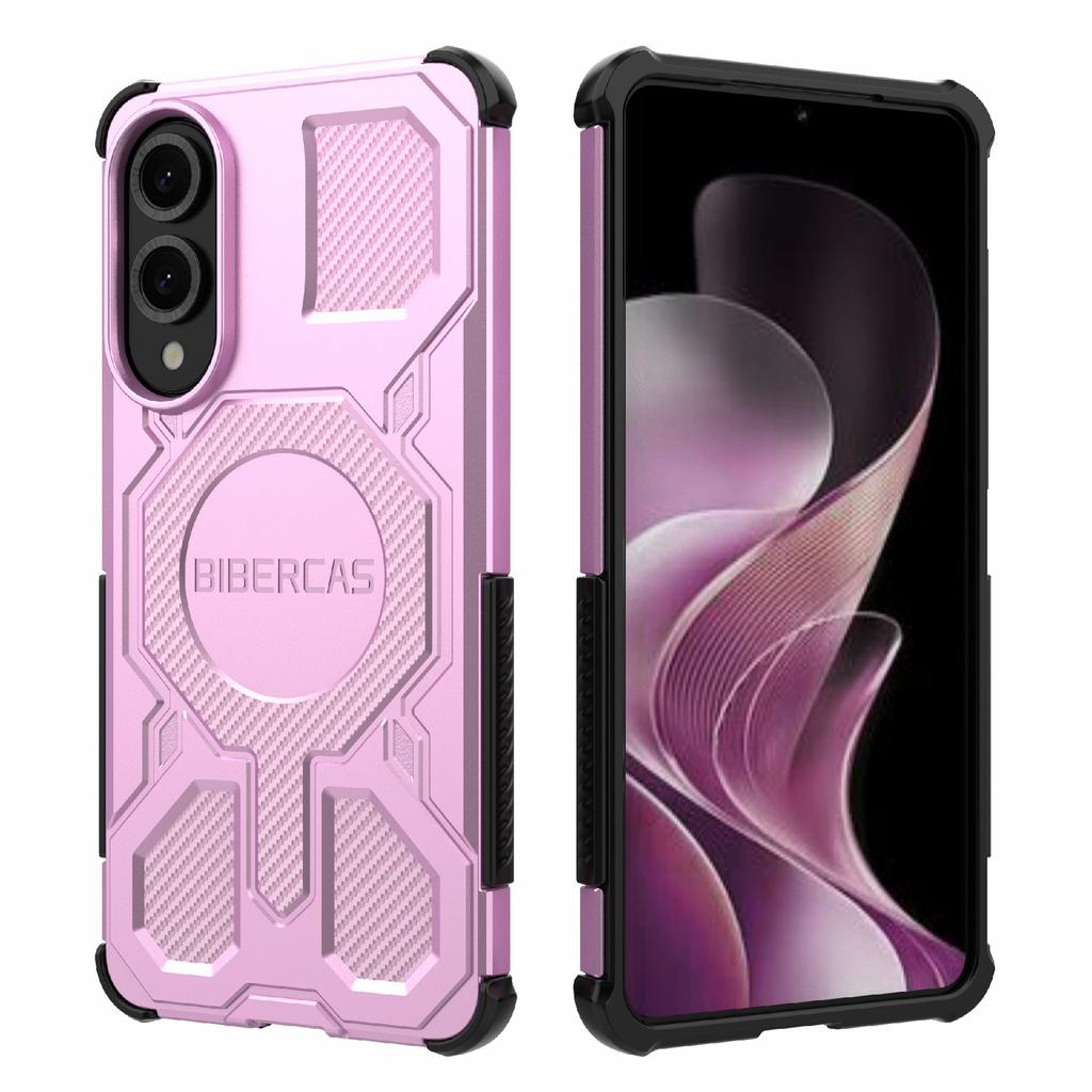 BIBERCAS J-16 Series For Samsung Galaxy S25 Edge Case Compatible with MagSafe Anti Drop TPU+PC Phone Cover