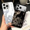 Чехол для телефона для iPhone 17 Pro Max 16 15 13 14 Plus 11 17e Air 12 Pro Крутой Креативный Дракон