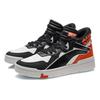Li Ning Wave Superwave Высокие Скейтбордические Кроссовки Мужские Черно-Оранжевые AGCQ179-2