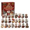 Christmas Advent Calendar 2026 Calendar, 24-Day Acrylic 2D Ornament Set with Secret Santa Gifts for Pet Lovers Animal Figures, Tree Hanging
