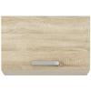 Meuble hotte porte basculante - Décor chene sonoma - L 60 x 31,6 x H 36 cm - LASSEN