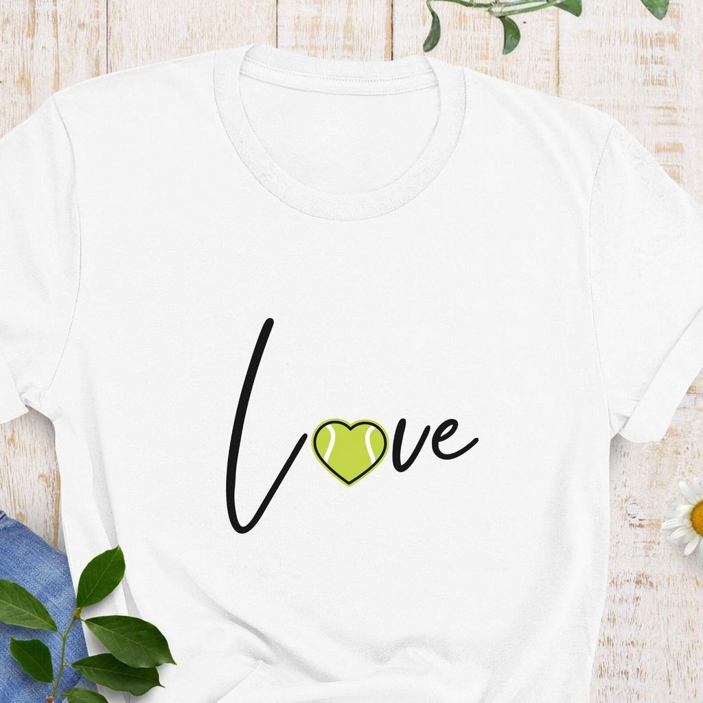 Tennis T-Shirt, Tennis Lover Tee, Chic Sports Gift