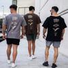 Vintage Graphic Printed Men's T Shirt 2024 Summer Casual Oversized Crew Neck Short Sleeve T-shirt Men Clothes Fashion Streetwear