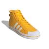 adidas Neo Bravada Mid Canvas Нескользящие Прочные Дышащие Высокие Кеды для Скейтборда Мужские Кроссовки Желтый Белый FX9062