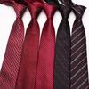 Полиэстеровый деловой костюм и галстук жаккардовый красный серия 7 см галстук оптом, галстук