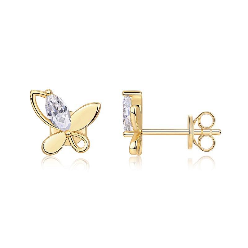 WUIHA 100% 925 Sterling Silver D Color Real GRA Moissanite Diamonds Flowers Studs Earrings Gift Fine Jewelry Pass Test Wholesale