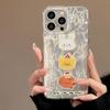 Мультяшное животное в горошек для iPhone17promax Apple 16IMD чехол для мобильного телефона из пряжи с перьями 14/13 большое отверстие 15