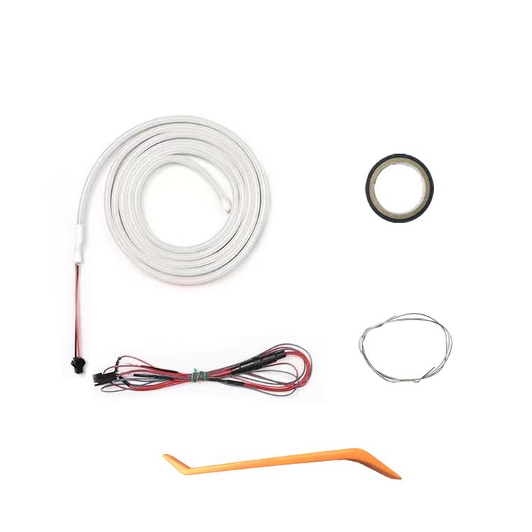 Car high brightness trunk lighting ambient light interior decoration LED wiring free automatic sensing tailgate light strip