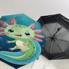 1PC Axolotl Umbrella-8-Rib Reinforced, Automatic Open, Lightweight & Durable, Fashion Accessory for Outdoor, J0375