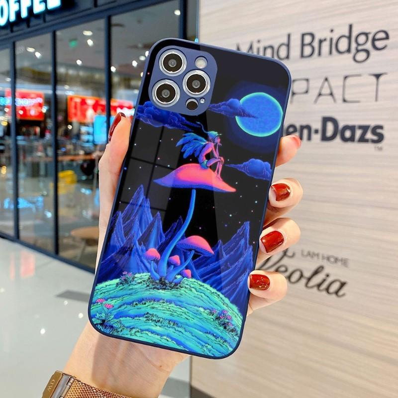 Крутой чехол для телефона Strange Art для iPhone 14 13 12 11 Pro Max X XR XS 8 7 Plus, цветной чехол для телефона из жидкого стекла