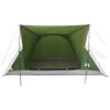 Camping Tent with Roof Green 6 Person Polyester and Steel