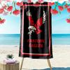 Eastern Washington Eagles Print Beach Towel, Large Soft Quick Dry Towel for Beach Camping Swimming