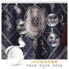 1116 autumn and winter new scarf blue horse double-sided velvet 91 large square scarf neck protection cotton and linen versatile silk scarf women