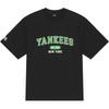 New MLB College Style Series T Shirts Unisex Black 3ATSV0243-50BKS