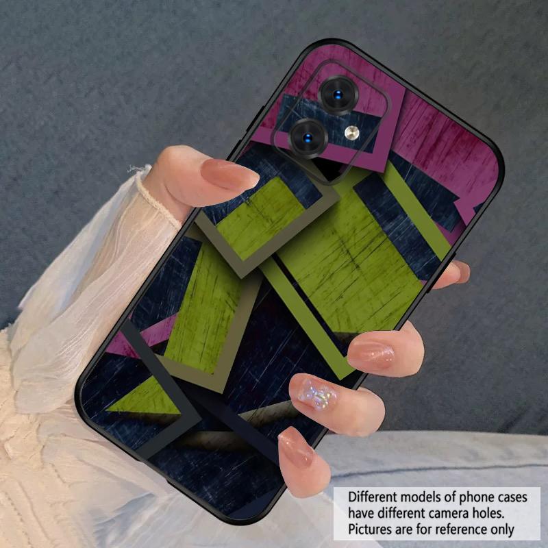 2D Цветные блоки Для Motorola Moto G 04 05 14 15 24 34 35 54 55 75 84 85 Edge 40 50 Fusion 60 Fusion Силиконовый мягкий чехол для телефона