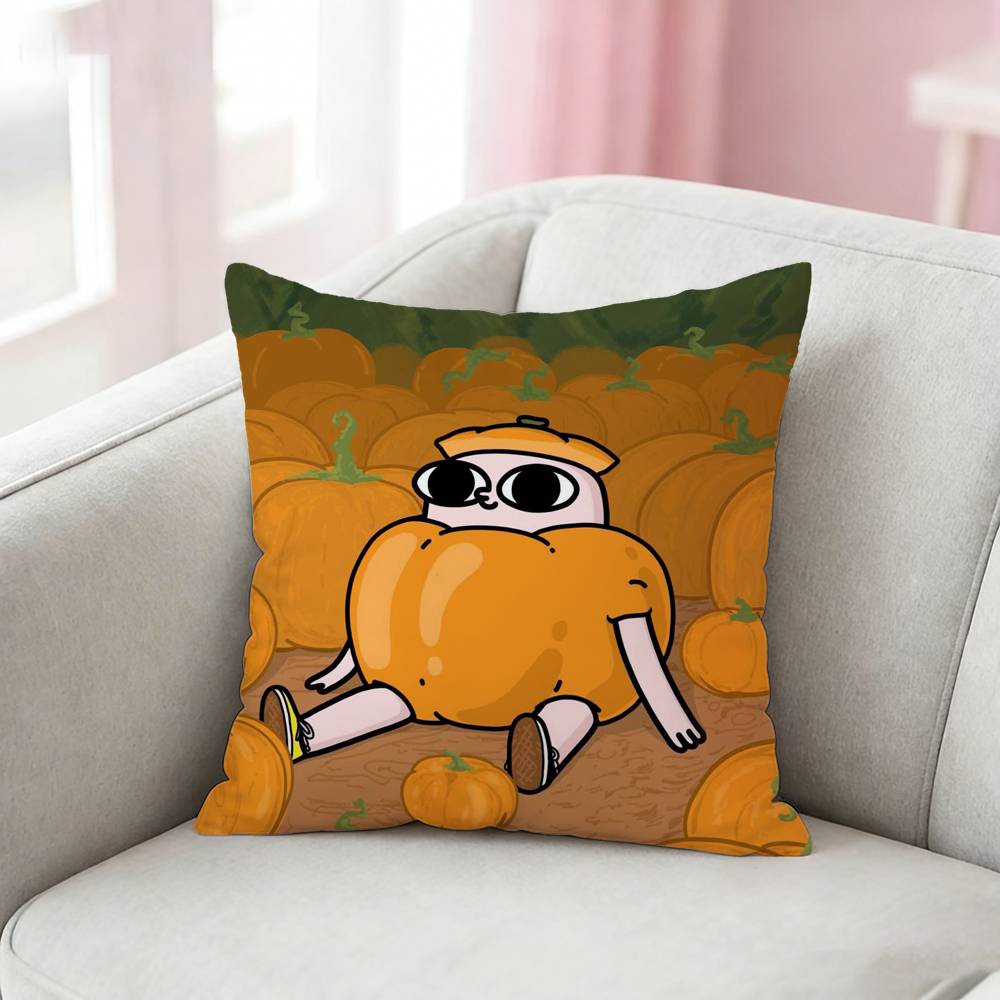 Cartoon KKetnipz Cute Pillow Case Pattern Printed Pillowcase For Living Room Sofa Cushion Cover