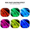 RGB LED Оптоволоконная Автомобильная Светодиодная Лента Окружающего Освещения Многоцветная Декорация Приборной Панели Салонное Освещение Настроения 1/2/3/4/5 Метров Индивидуальная Длина