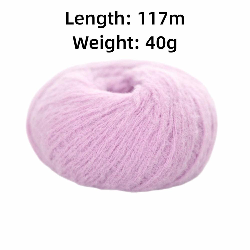 Multicolor Wool Ball Cotton Candy Yarn Ball Woven Material Wool Thread  for Knitting Doll Hair Clip