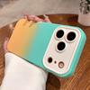 Матовый защитный чехол с градиентом для камеры для iPhone 17 16 15 14 13 Pro Max, 2-в-1, большое окно, противоударный бампер, чехол для телефона