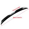 Universal Car Trunk Tail Rear Wing Spoiler Abs Car Trunk Roof Spoiler Modification Car Rear Wing Accessories Black Accessories