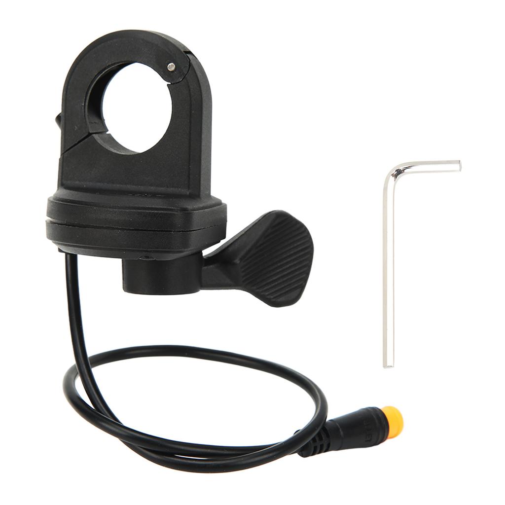 Electric Bicycle Thumb Accelerator Responsive Bike Conversion Trigger Throttle with Waterproof Plug