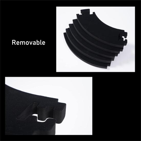 Защитное кольцо для доски для дартса, настенное защитное кольцо, высокопрочное съемное, простая установка, черное кольцо для обрамления стены, щит для дартса