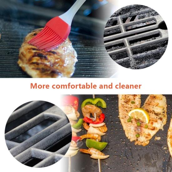Yousheng BBQ Mat Oven Liner Heavy Duty Reusable Stovetop Protector Heat Resistant Gas Toaster Microwave Drip Liner Non-Stick Grill Baking Mat