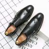 British Men Dress Shoes Plus Size 38-48 Elegant Men Buckle Leather Shoes Men Formal Social Shoes Men Oxfords High Quality Shoes
