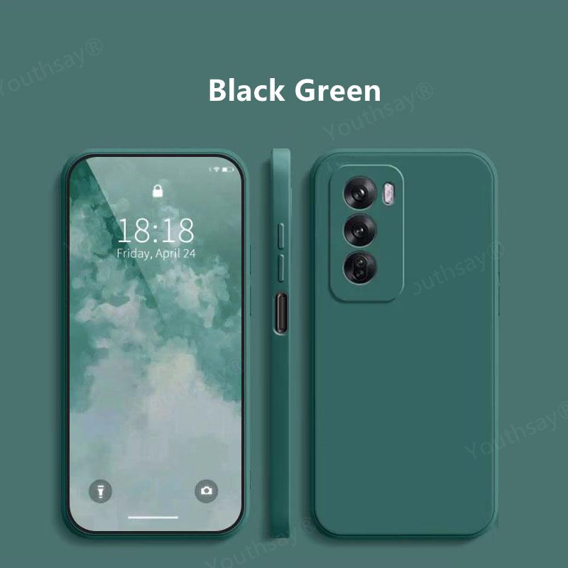 Для OPPO Reno 12 Pro жидкий силиконовый чехол Reno 12 Pro чехол Fundas Coque мягкий TPU защитный чехол для камеры телефона OPPO Reno 12 Pro