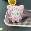 Leopard Print Plush Kitten Squeaky Charm Brooch DIY Clothing Accessory