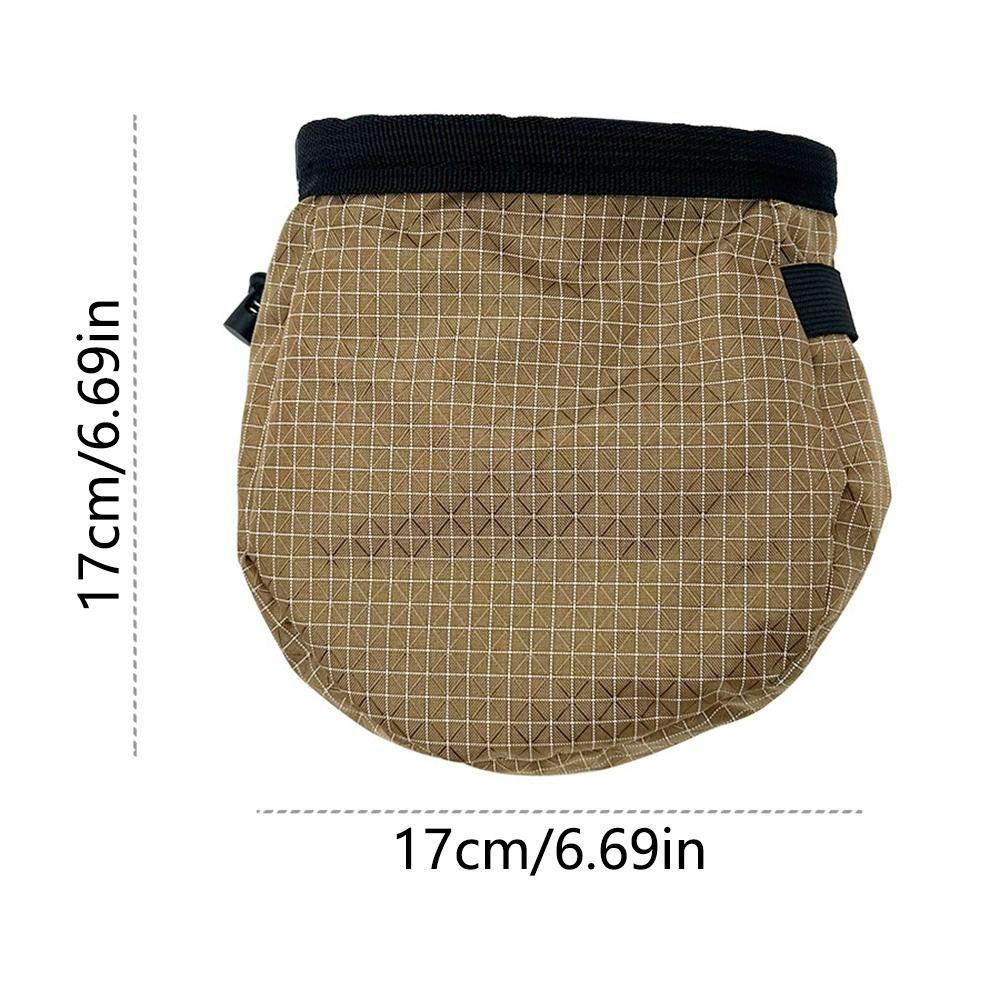 Portable Rock Climbing Chalk Bag Drawstring Dry Magnesium Powder Pocket Running