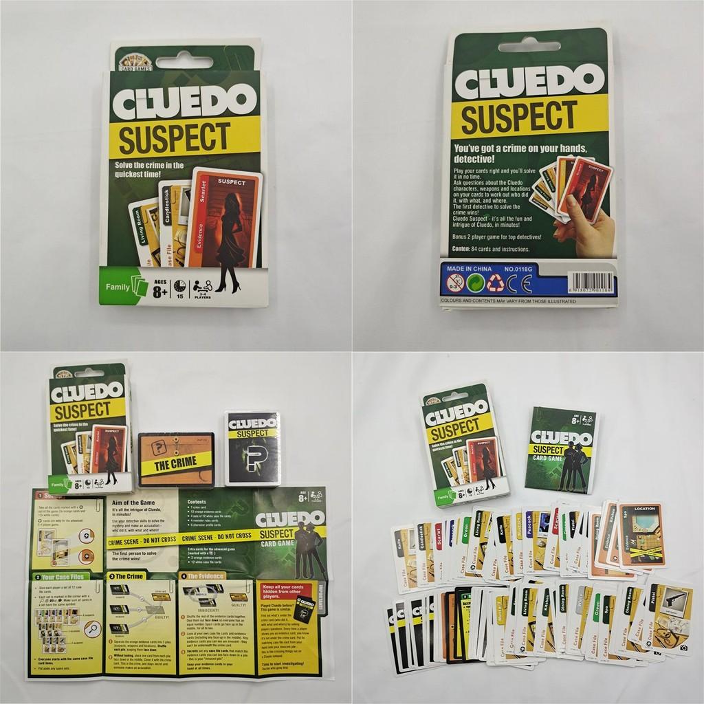 Карточная игра Cluedo Детективная тематика Игральные карты Для визуального и когнитивного развития Для домашнего развлечения