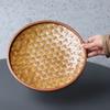 Handmade Bamboo Woven Fruit Tray Japanese Bread Dim Sum Tray Household Desktop Storage Basket Snack Dried Fruit Sundries Tray