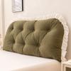 Мягкая upholstered поясничная подушка для девочек для кровати, дивана или татами - Идеально подходит для чтения или использования мобильных устройств.