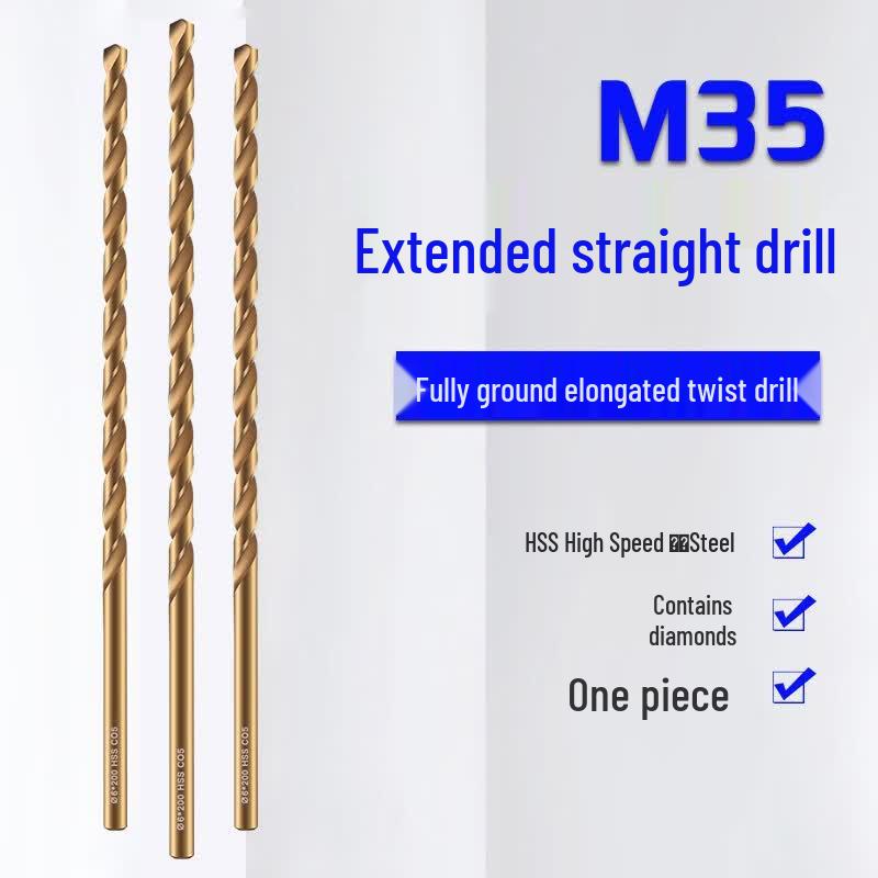 TG Extended Cobalt HSS Deep Hole Metal Twist Drill Bit