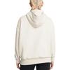 Under Armour Icon Heavyweight Terry Oversize Hoodie Letter Print Loose Fashion College Sweatshirt Women Hoodies Pinnacle-White 1386494-110