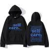 Womens Oversized Hooded Sweatshirt With Letter Print Soft Fleece Lined Winter Casual Top Teens