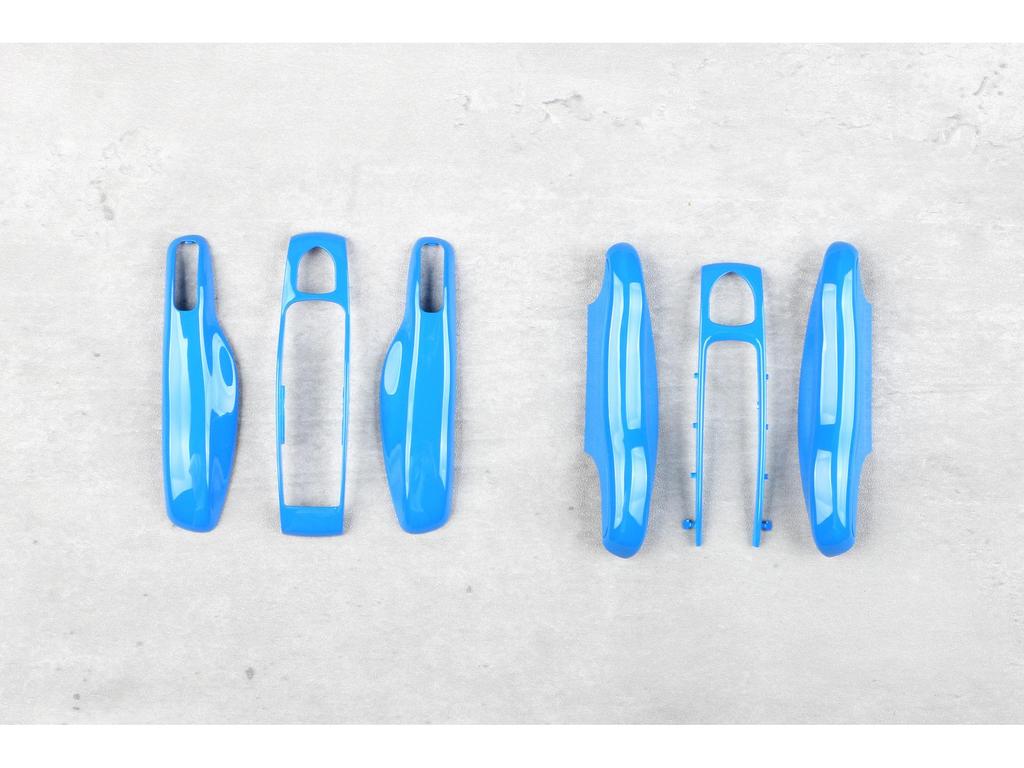 Porsche Key Shell Modification - Compatible with Cayenne, Macan, 718, Taycan, 911, Panamera In Shark Blue