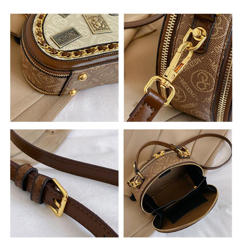 Tooxika Новая модная простая ретро-сумка-значок, популярный стиль, женская универсальная сумка-мессенджер через плечо, маленькая круглая сумка