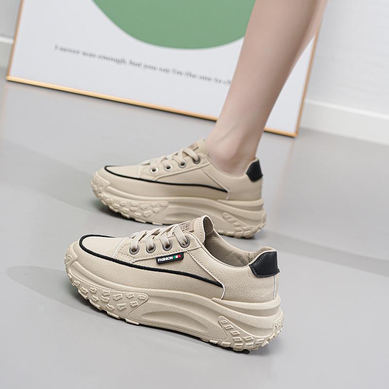Dad Shoes Women's Spring New Women's Shoes Platform Heightening Sports Shoes Versatile Student Casual Shoes Breathable